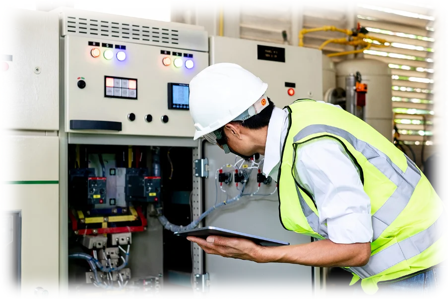 Engineer Inspecting
